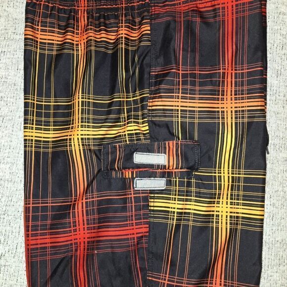 OP Red and Yellow Board Shorts Vibrant Swimwear - Picture 6 of 9